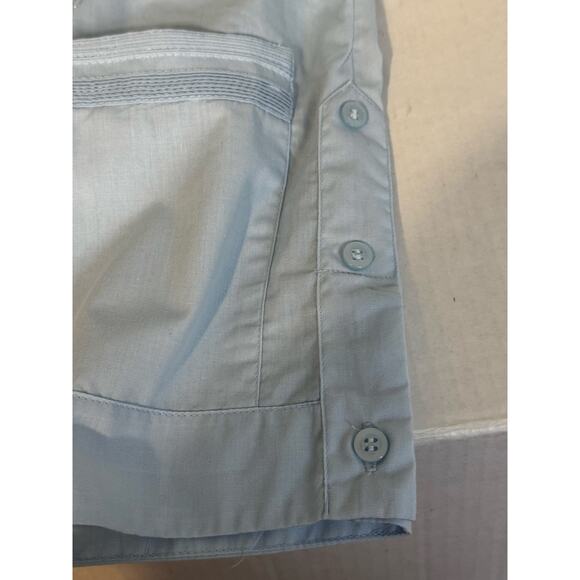 Ravgo Classic Vintage Men's Guayabera Button Up Short Sleeve Shirt Small - Picture 5 of 10